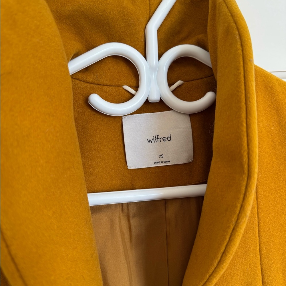 Wilfred Golden Button-Up Coat XS - Picture 3 of 5